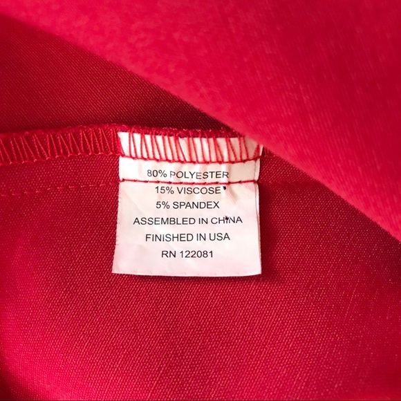 Tatyana Elvgren Surprised Dress Red 50s Dress - Picture 8 of 8